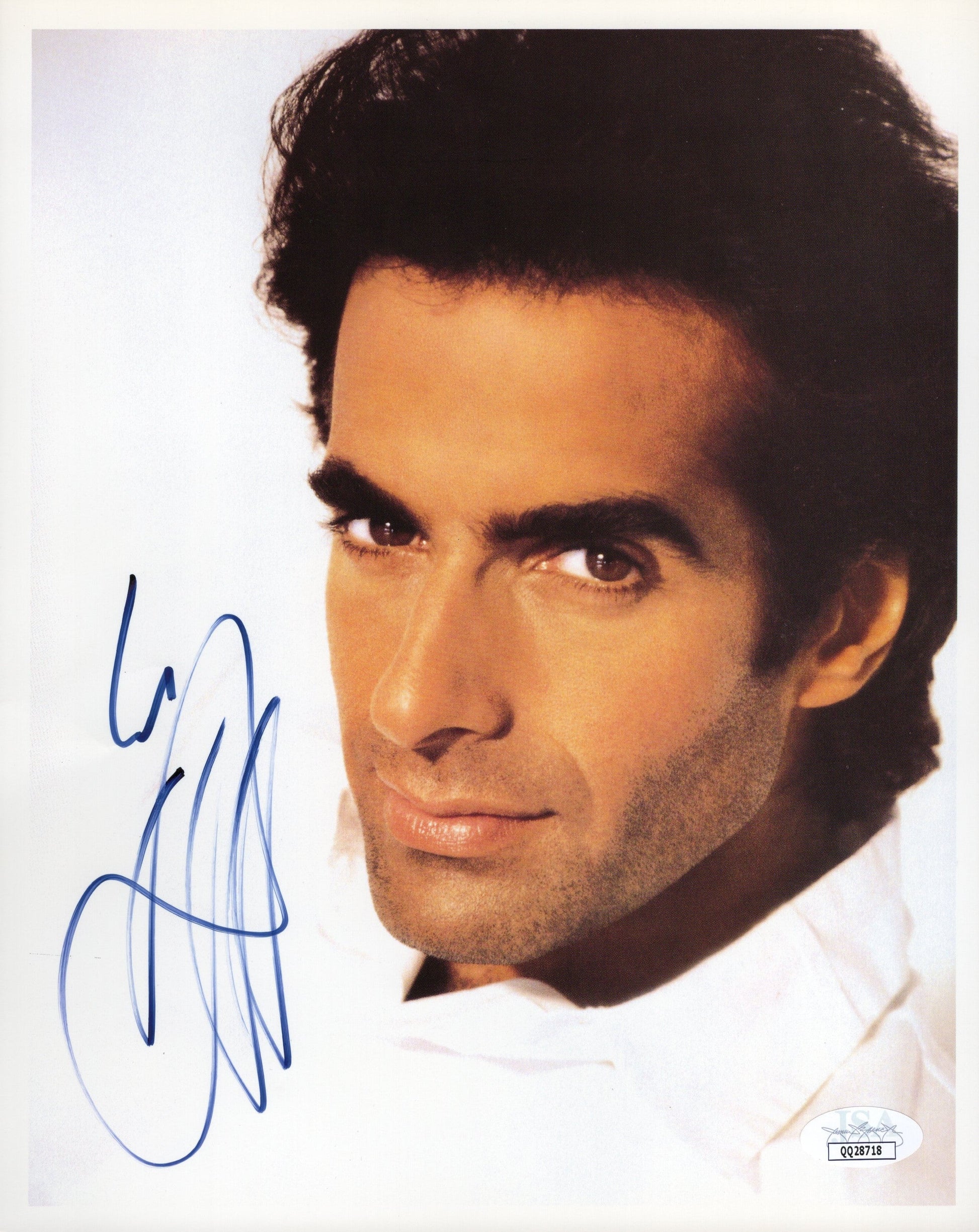 David Copperfield Signed Headshot, 8x10 Autographed Color Photo, JSA Certified Authentic QQ28718