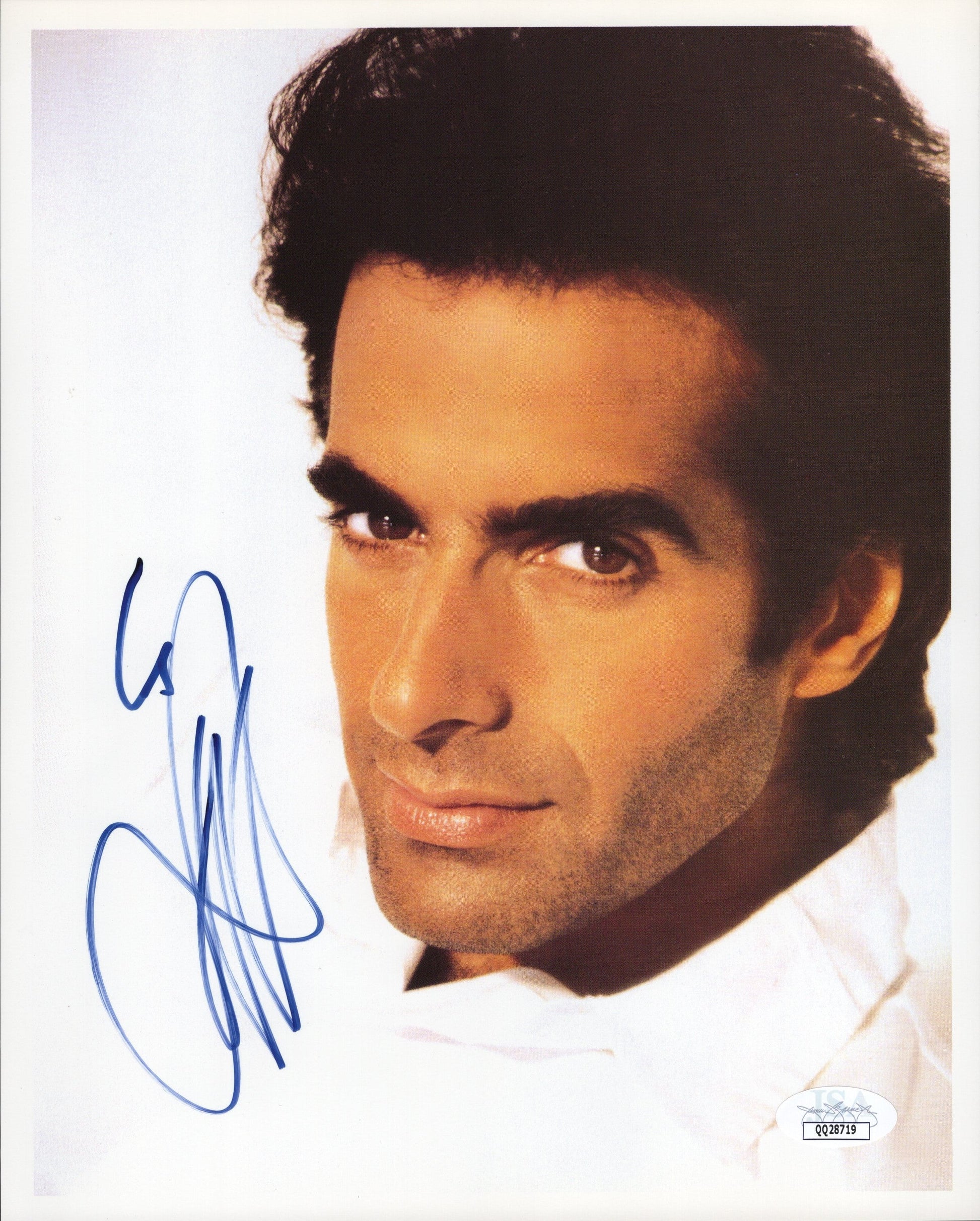 David Copperfield Signed Headshot, 8x10 Autographed Color Photo, JSA Certified Authentic QQ28719