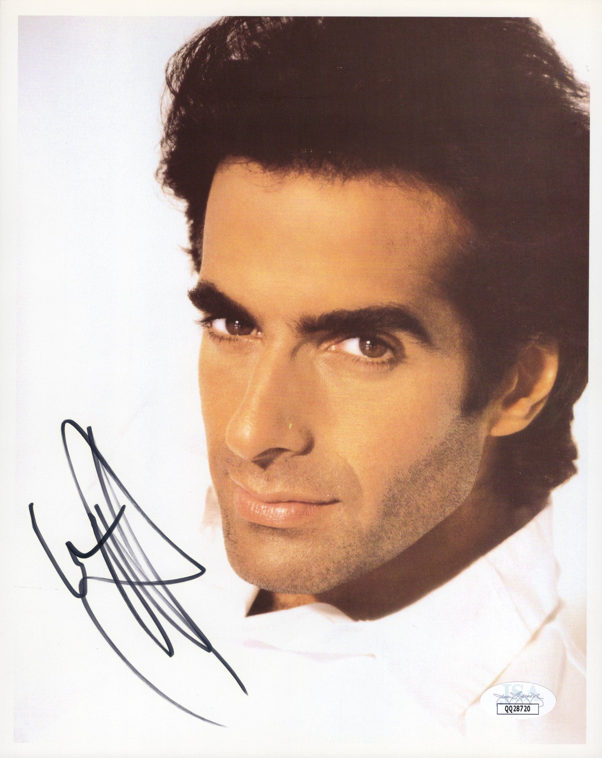 David Copperfield Signed Headshot, 8x10 Autographed Color Photo, JSA Certified Authentic QQ28720