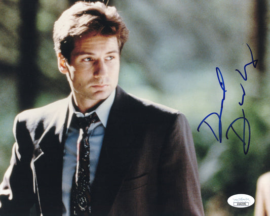 David Duchovny Signed 8x10 Photo in The X Files, JSA PSA Certified Authentic