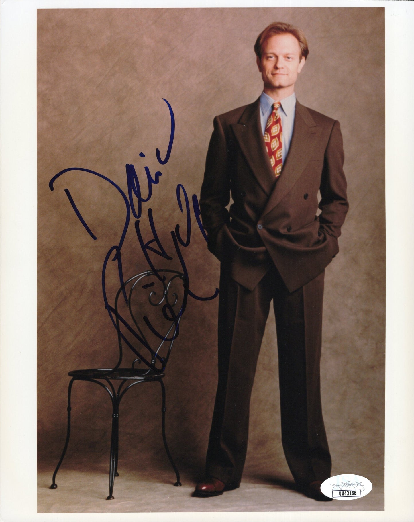 David Hyde Pierce in Frasier Signed Photo 8x10, JSA and PSA Letter Double Certified Authentic UU42186