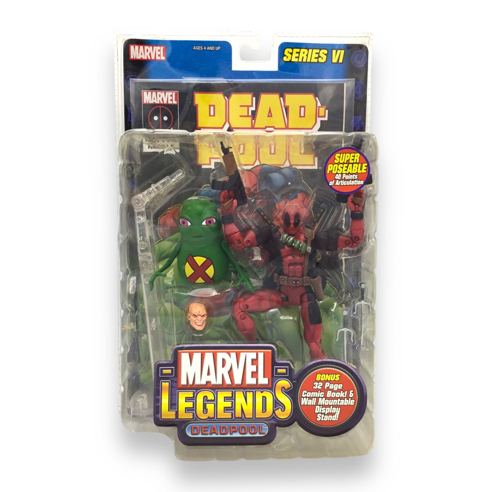 Deadpool (2004) Sealed on Card Marvel Legends Series VI ToyBiz