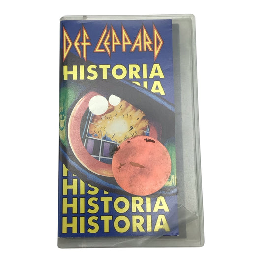 Def Leppard Historia VHS Tape