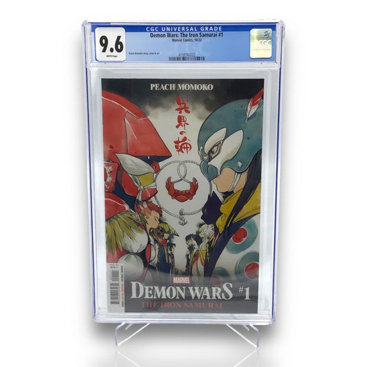 Demon Wars: The Iron Samurai #1 CGC 9.6 - Peach Momoko 2022