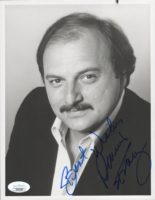 Dennis Franz in NBC's Nasty Boys Signed Photo 7x9 B&W Personalized "Best Wishes", JSA and PSA Letter Double Certified Authentic UU42185