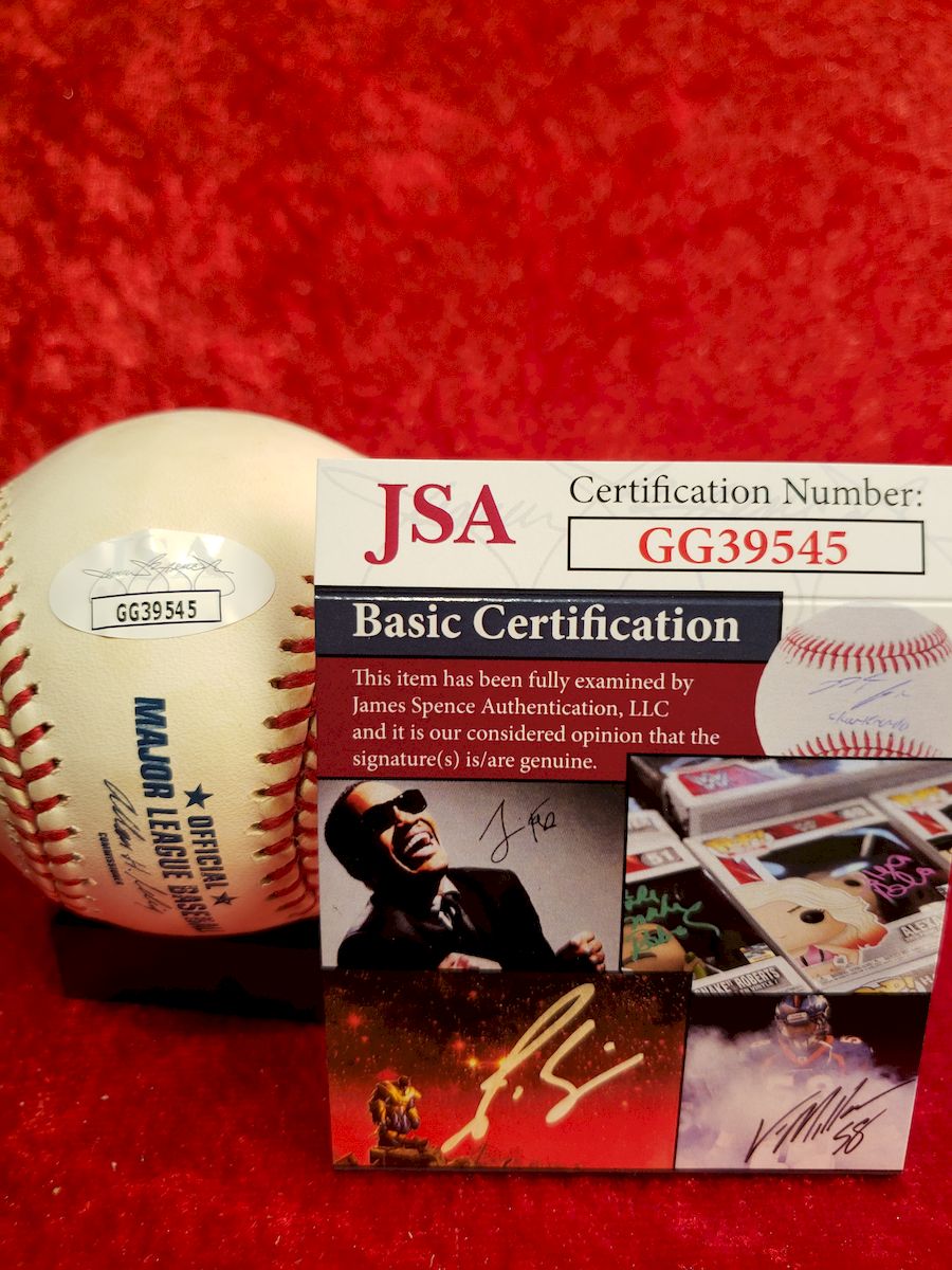 Dennis Quaid Certified Authentic Autographed Baseball