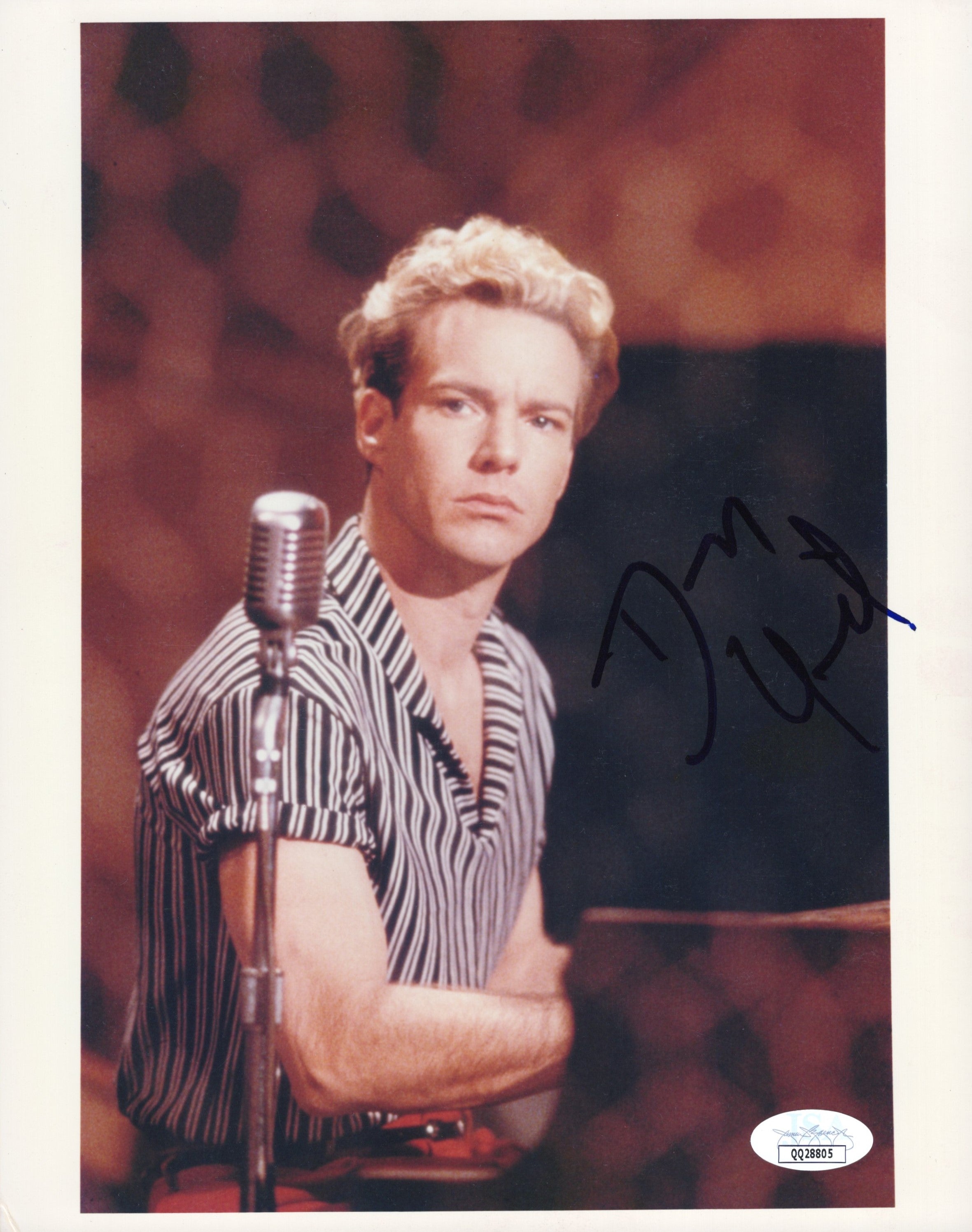 Dennis Quaid Signed Photo 8x10 in Great Balls of Fire – JSA & PSA