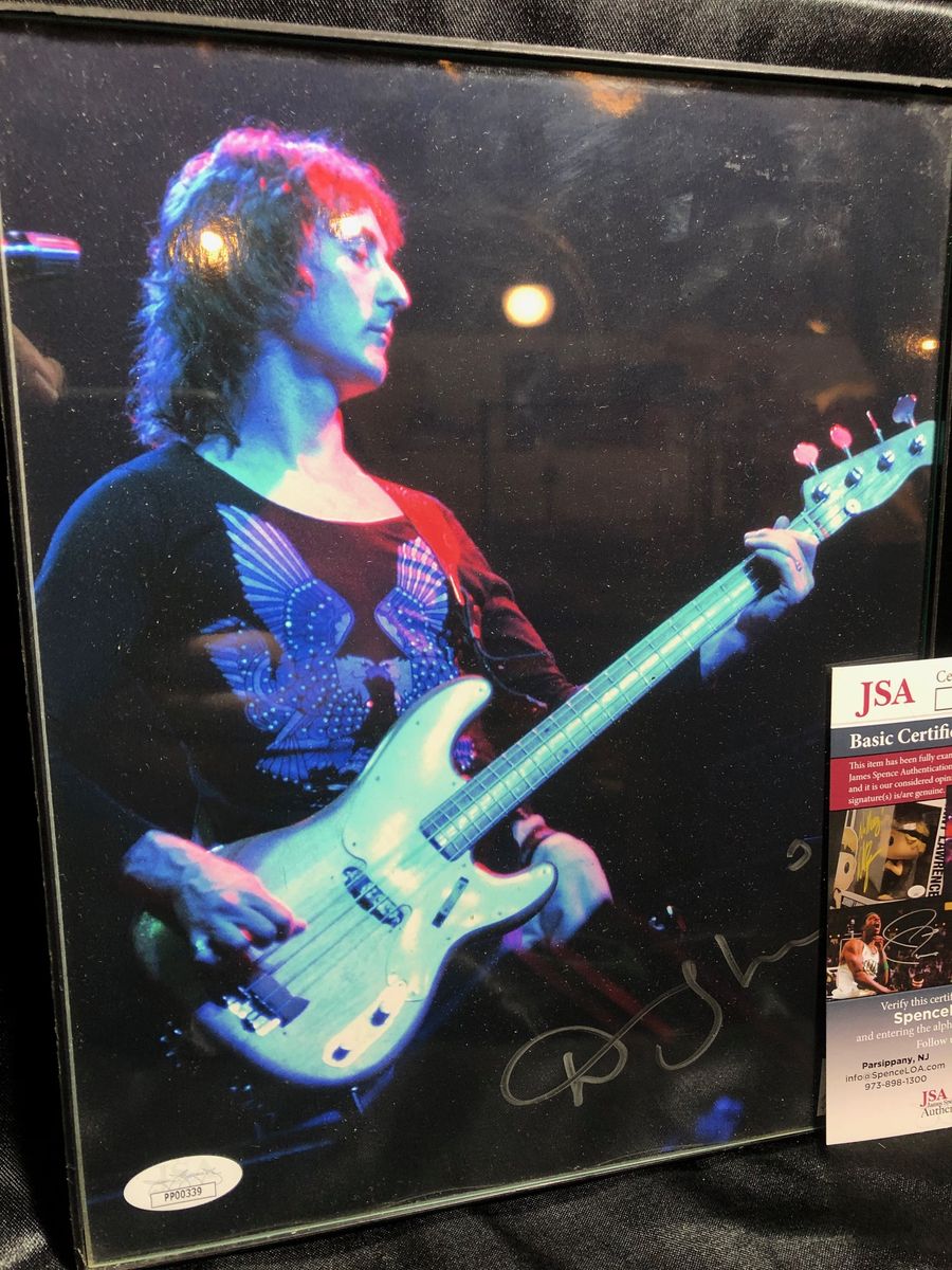 Denny Laine of The Moody Blues and Wings autographed photo w/ JSA Certification