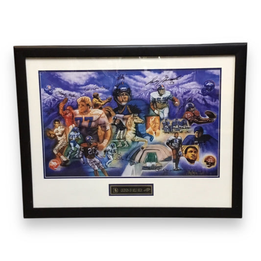 “Denver’s Ring of Fame” Autographed Limited Edition Print – Signed by John Elway & Broncos Legends (#92/207)