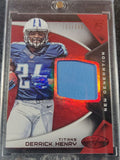 Derrick Henry Auto JSA Certified Jersey Shadow Box 5 Cards Including 3 Rookies
