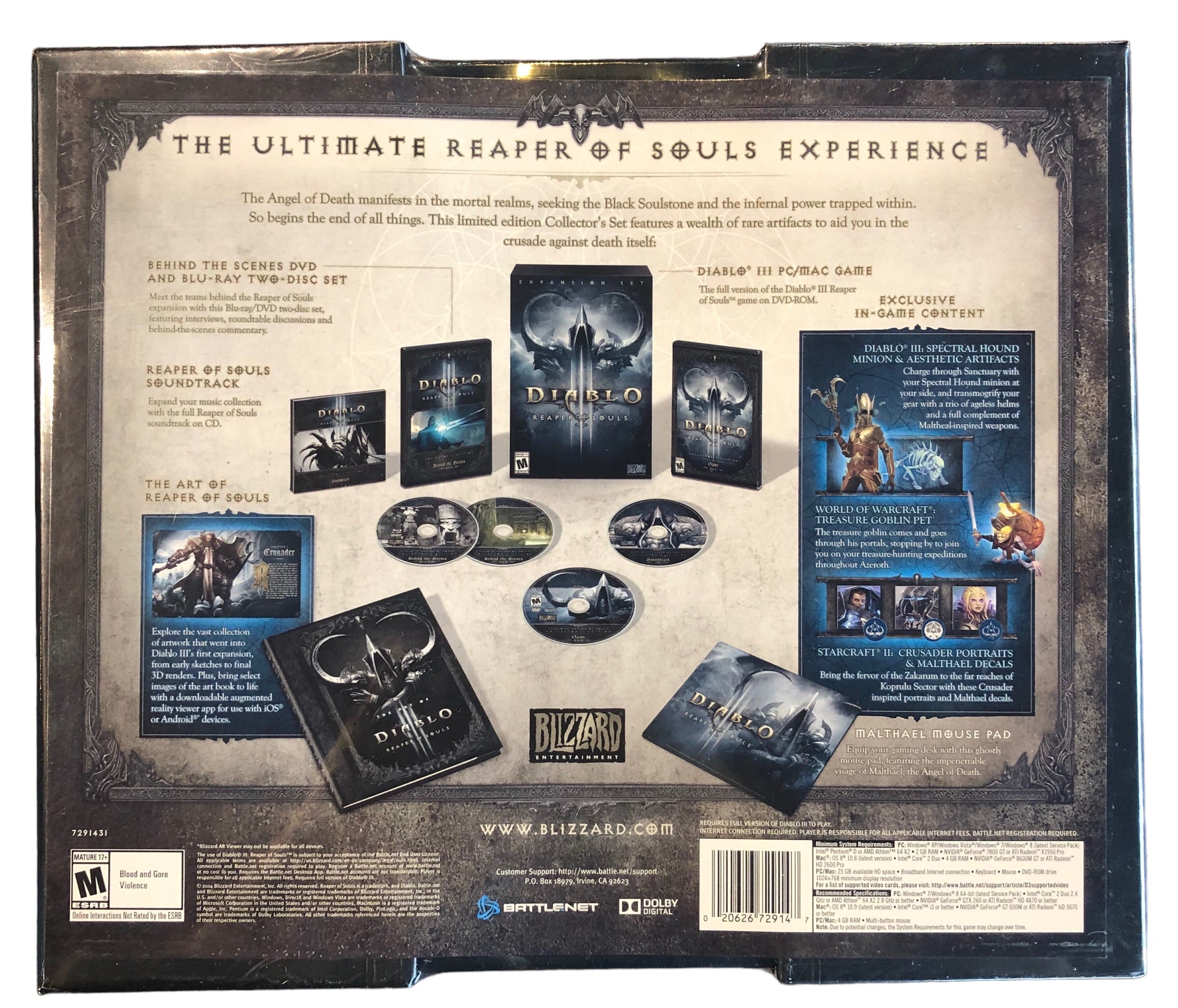 Diablo Reaper of Souls hotsell Collector Edition