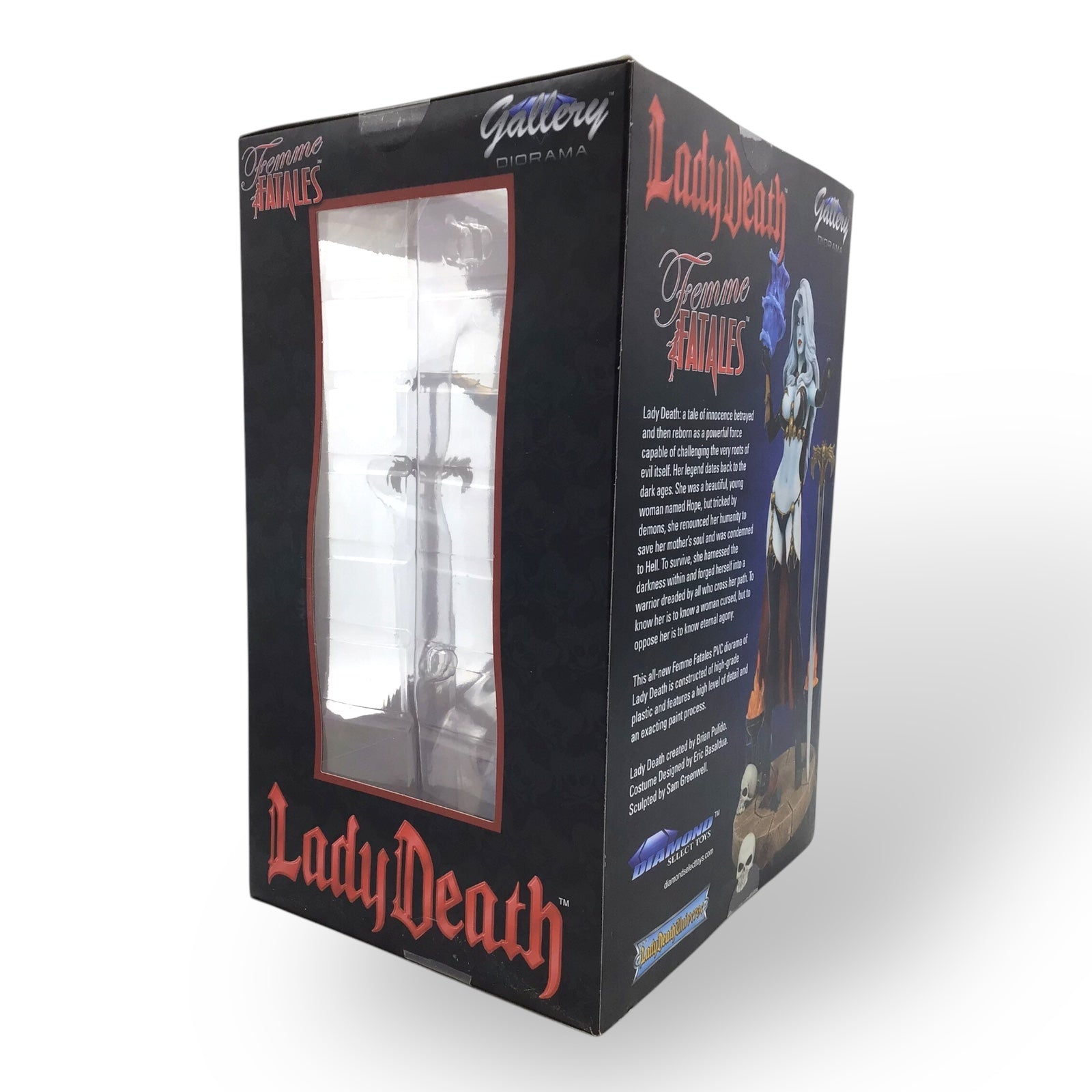 Diamond Select Femme Fatales Lady Death 9" PVC Diorama Figure