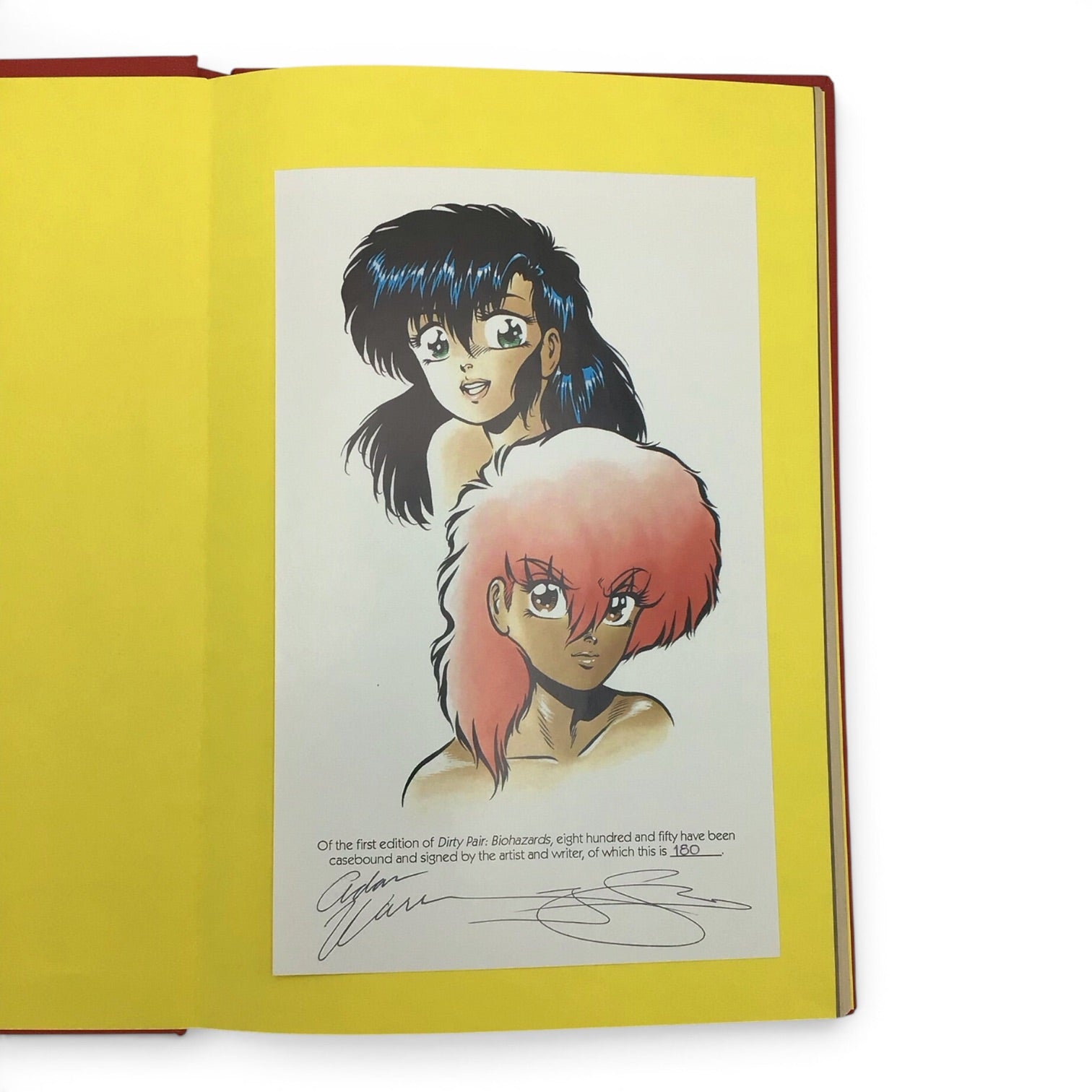 Dirty Pair: Biohazards - Autographed Hardcover 180/850
