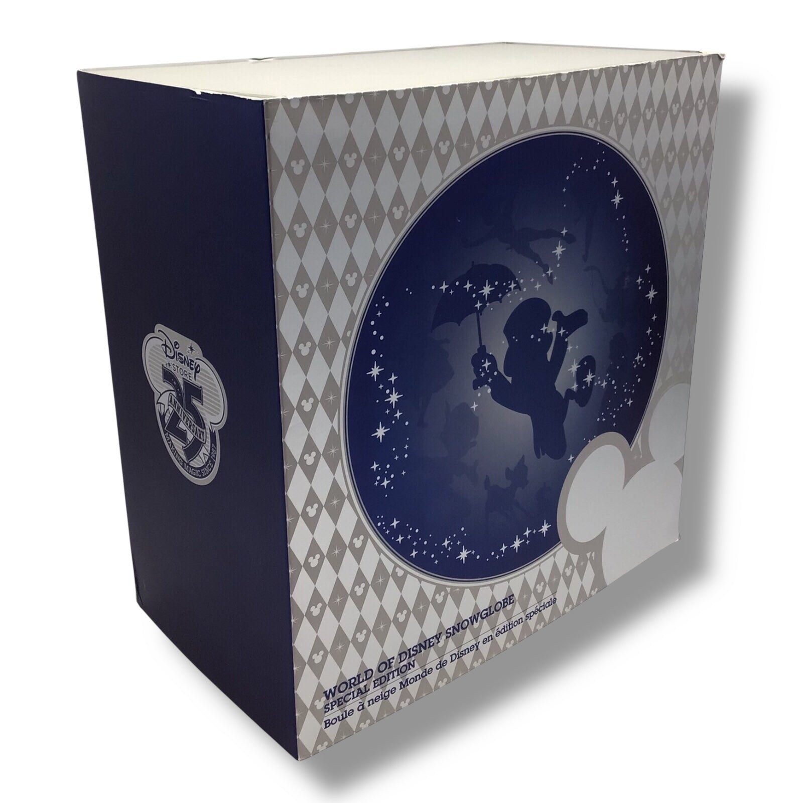 Disney 25th Anniversary - D23 'On The Air' World Of Disney Snow Globe