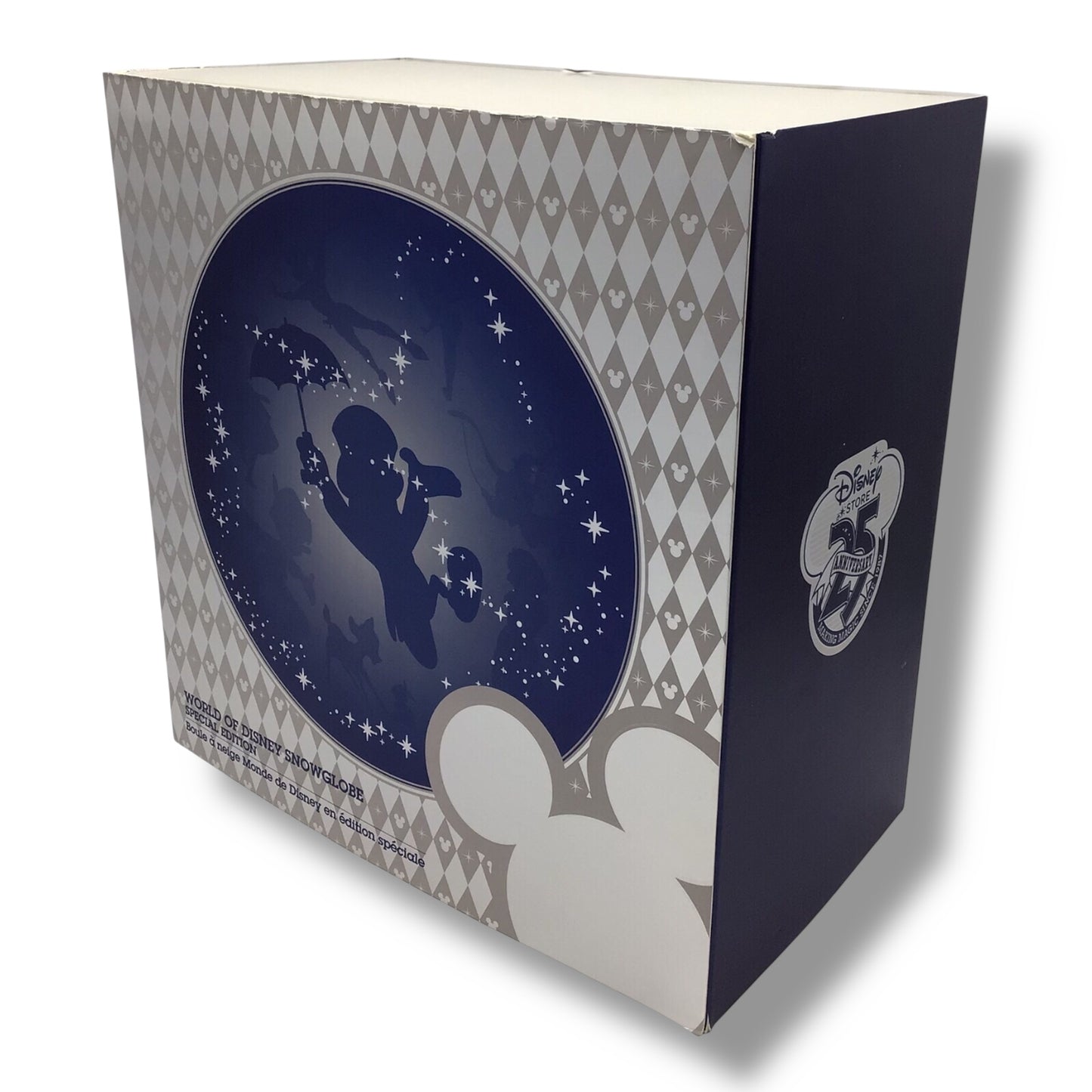 Disney 25th Anniversary - D23 'On The Air' World Of Disney Snow Globe
