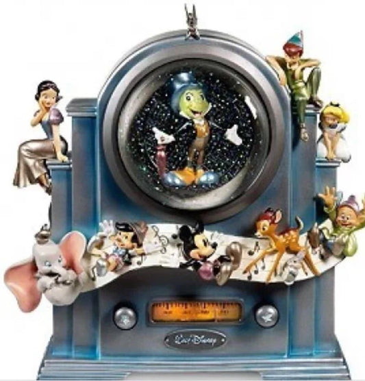 Disney 25th Anniversary - D23 'On The Air' World Of Disney Snow Globe