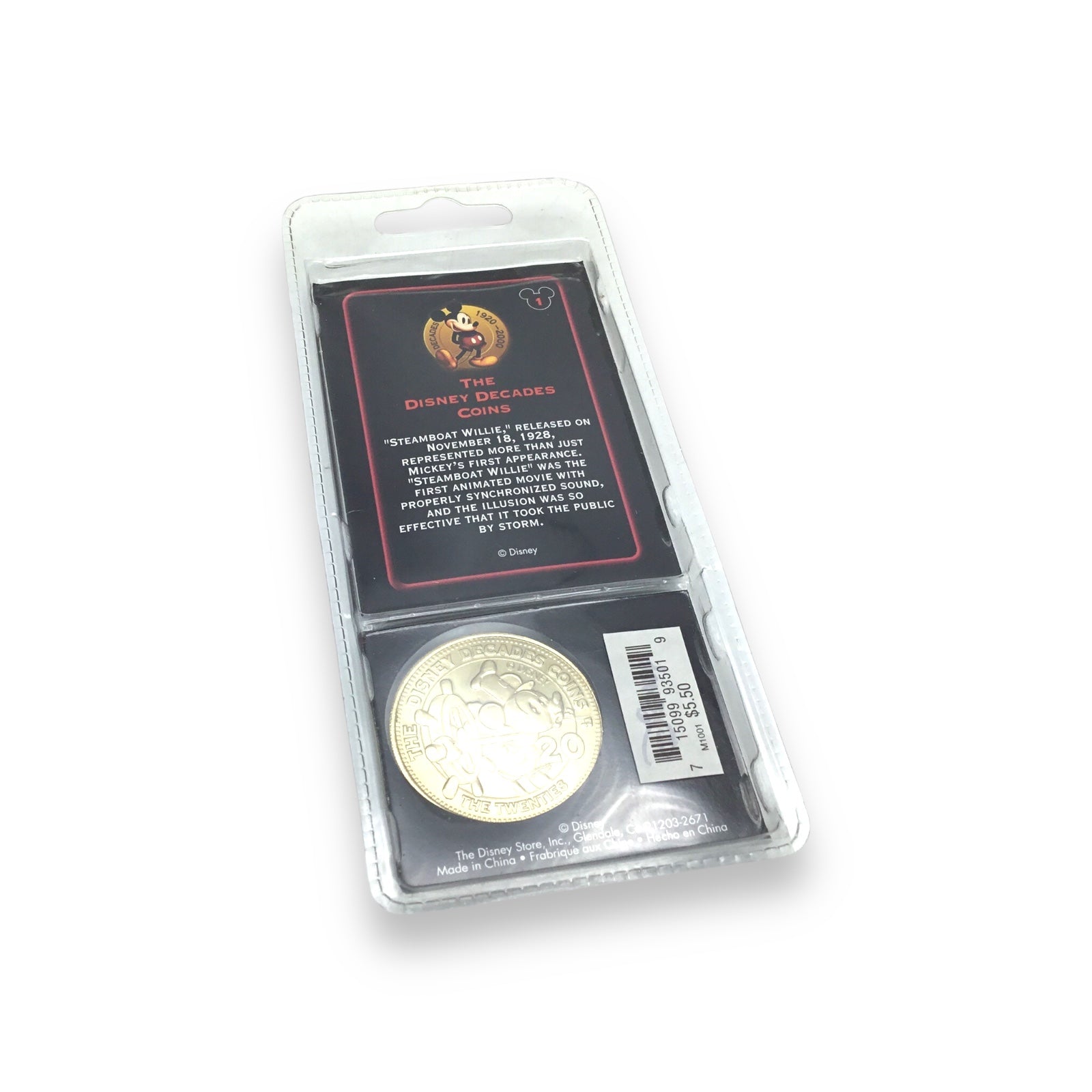 Disney Decades Commemorative Coin – Mickey Mouse Steamboat Willie Collectible