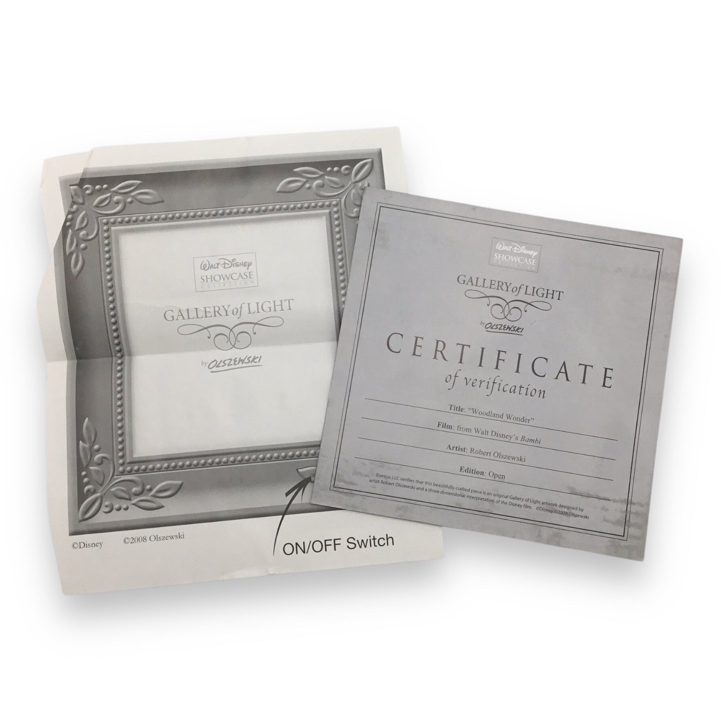 Disney Gallery of Light Bambi & Thumper Woodland Wonder by Olszewski