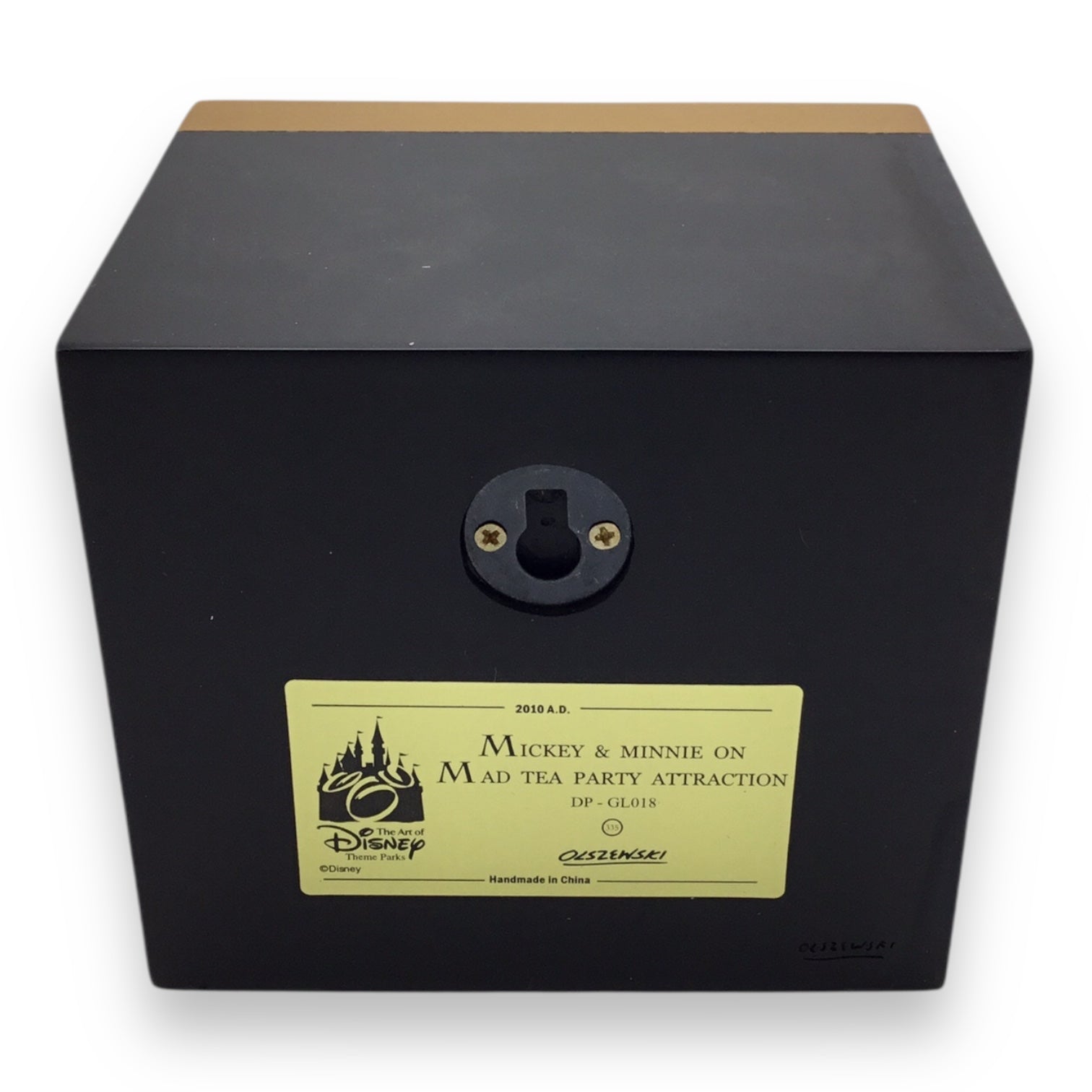 Disney Gallery of Light Mickey & Minner Mad Tea Party Attraction by Olszewski