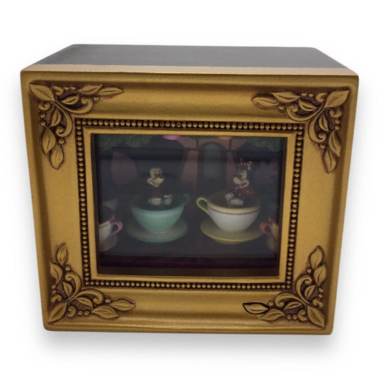 Disney Gallery of Light Mickey & Minnie Mad Tea Party Attraction by Olszewski