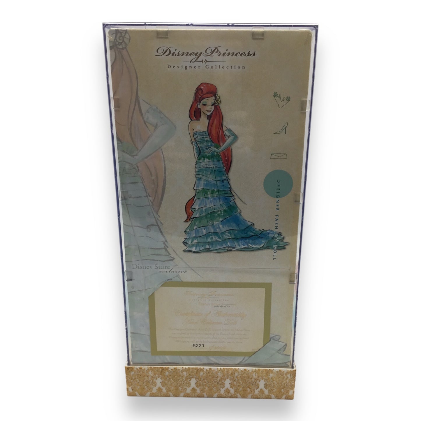 Disney Limited Edition Designer Princess Ariel - New in Box, with Original Gift Bag