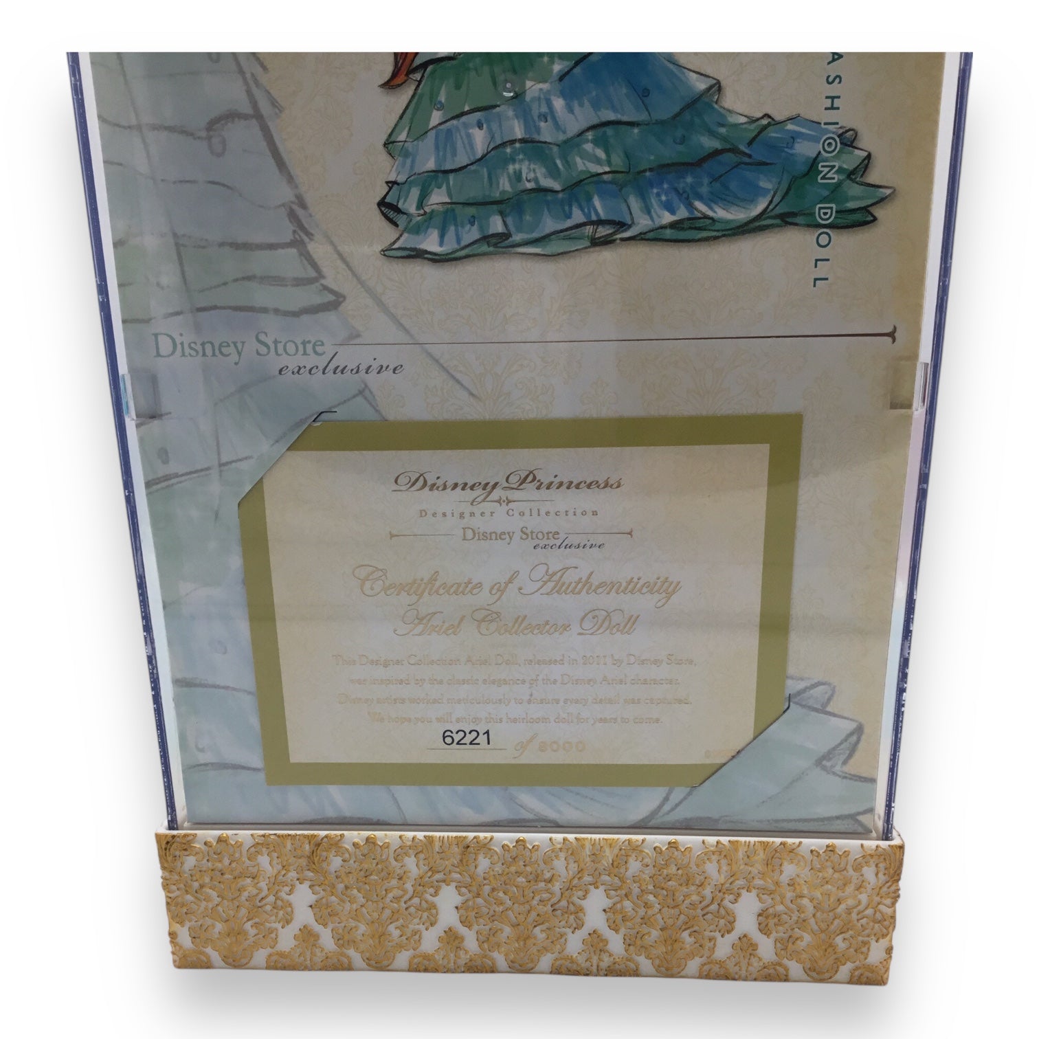 Disney Limited Edition Designer Princess Ariel - New in Box, with Original Gift Bag