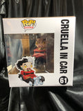 Disney Villain Cruella in Car #61 Hot Topic Exclusive Vinyl Pop