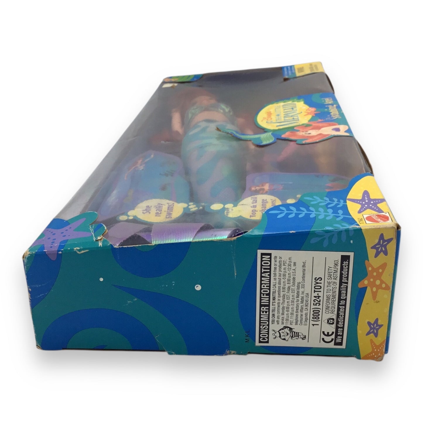 Disney's The Little Mermaid Ariel Swimming Doll 1997