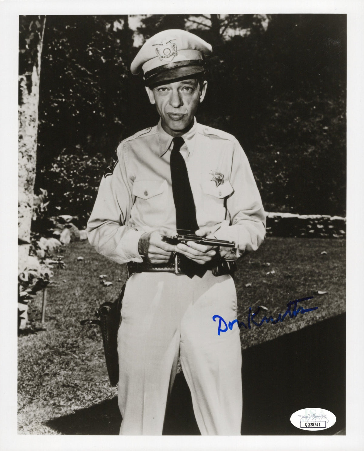 Dons Kinots Don Knotts Signed Photo 8x10 JSA Certified Barney Fife Andy Griffith S ...
