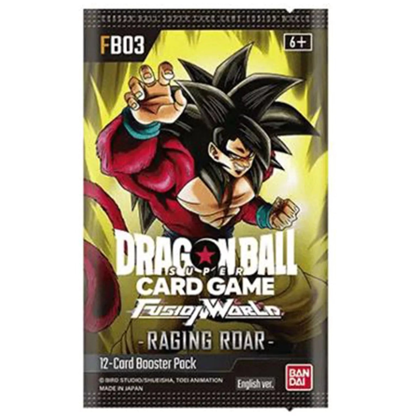 Dragon Ball Fusion World Raging Roar Booster Pack