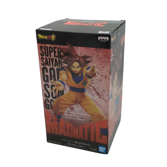 Dragon Ball Super Saiyan God Son Goku Figure - Banpresto Maximatic