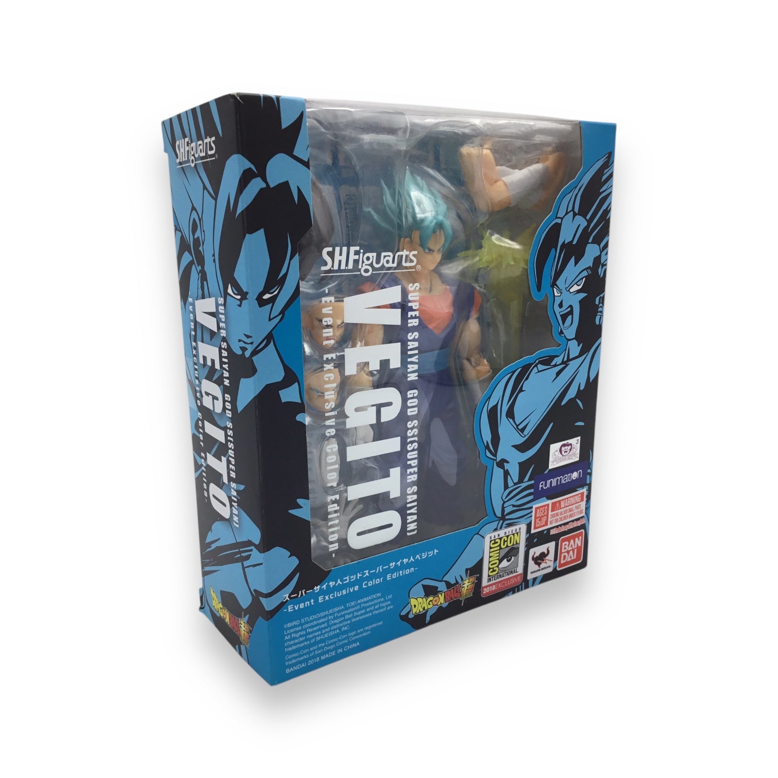 Dragon Ball Super Vegito Super Saiyan God SS Event Exclusive Color S.H.Figuarts Figure