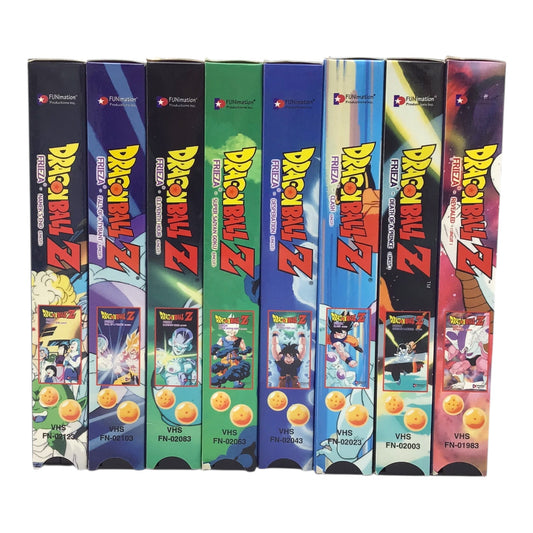 Dragon Ball Z Frieza Saga VHS Collection – 8-Tape Set (Funimation)