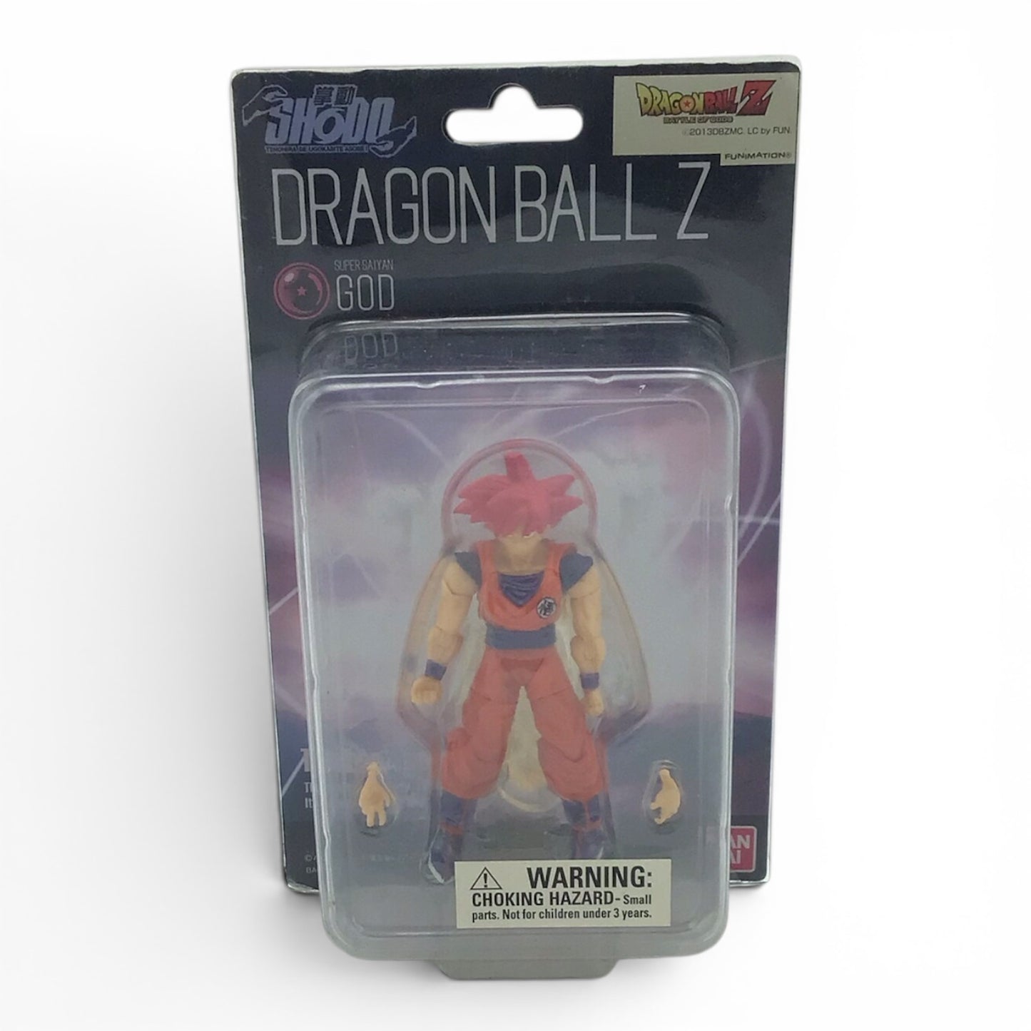 Dragon Ball Z Super Saiyan God - Shodo Action Figures