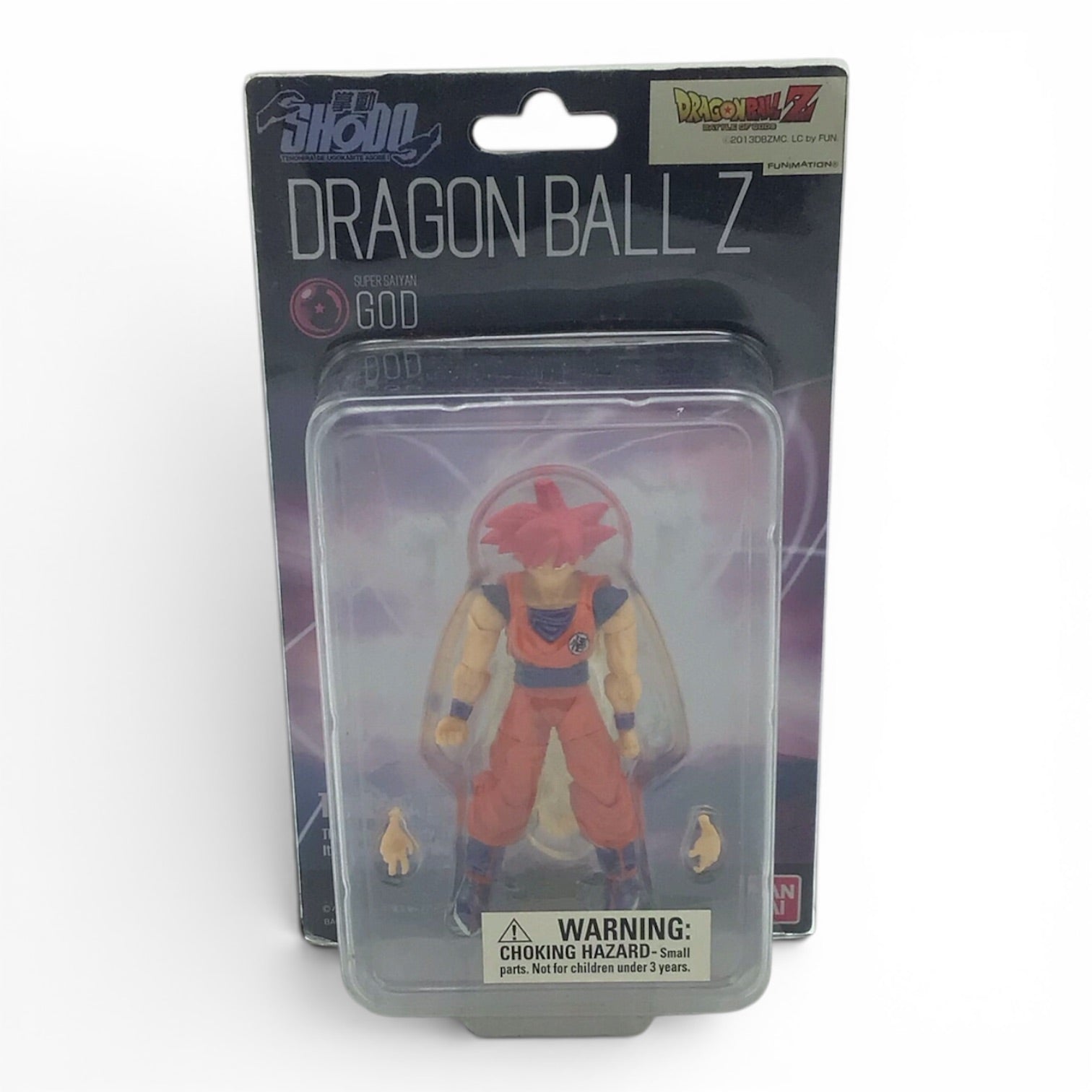 Dragon Ball Z Super Saiyan God - Shodo Action Figures