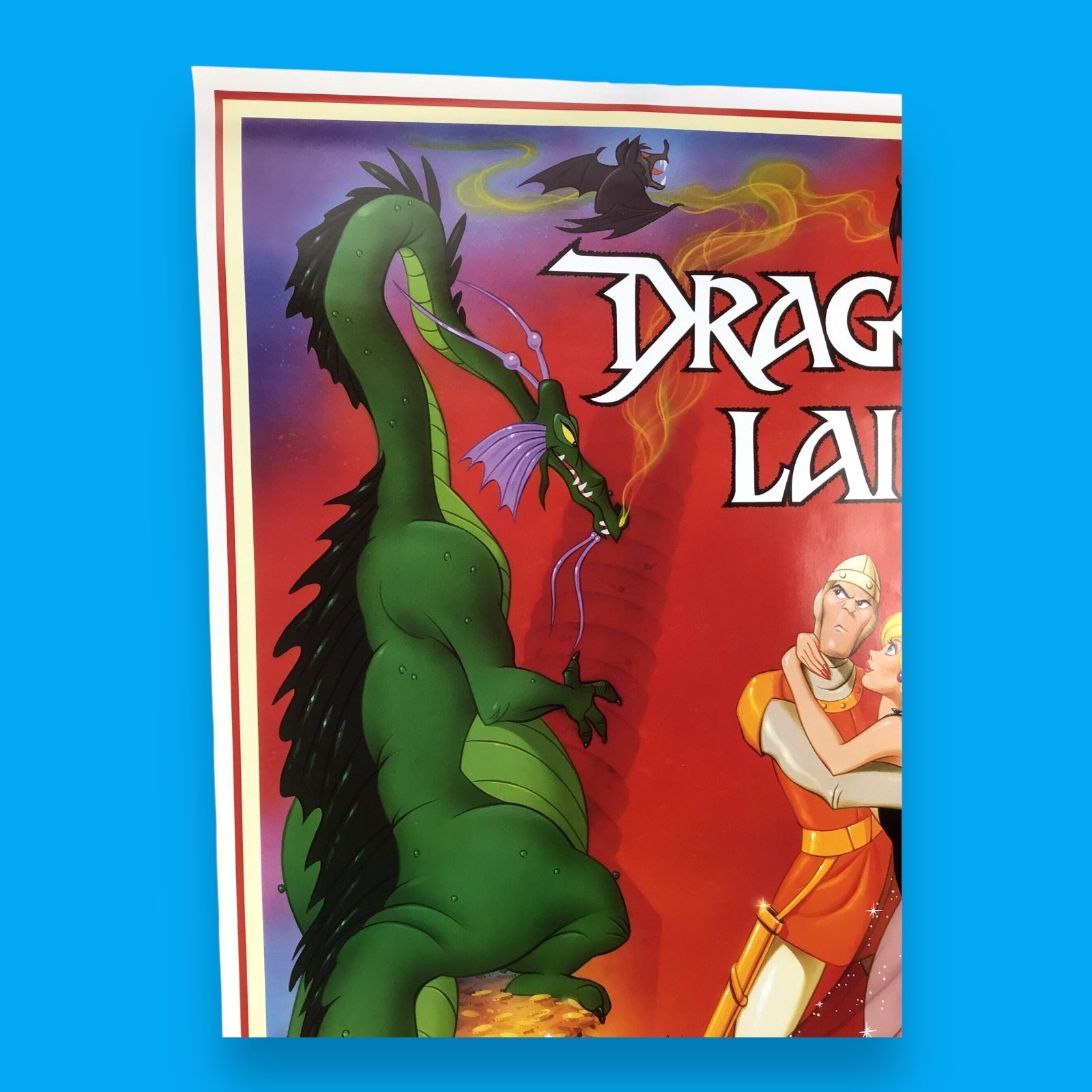 Dragon's Lair Promo Poster - Style A, 1983 Classic Retro Gaming (27 1/4" x 41")