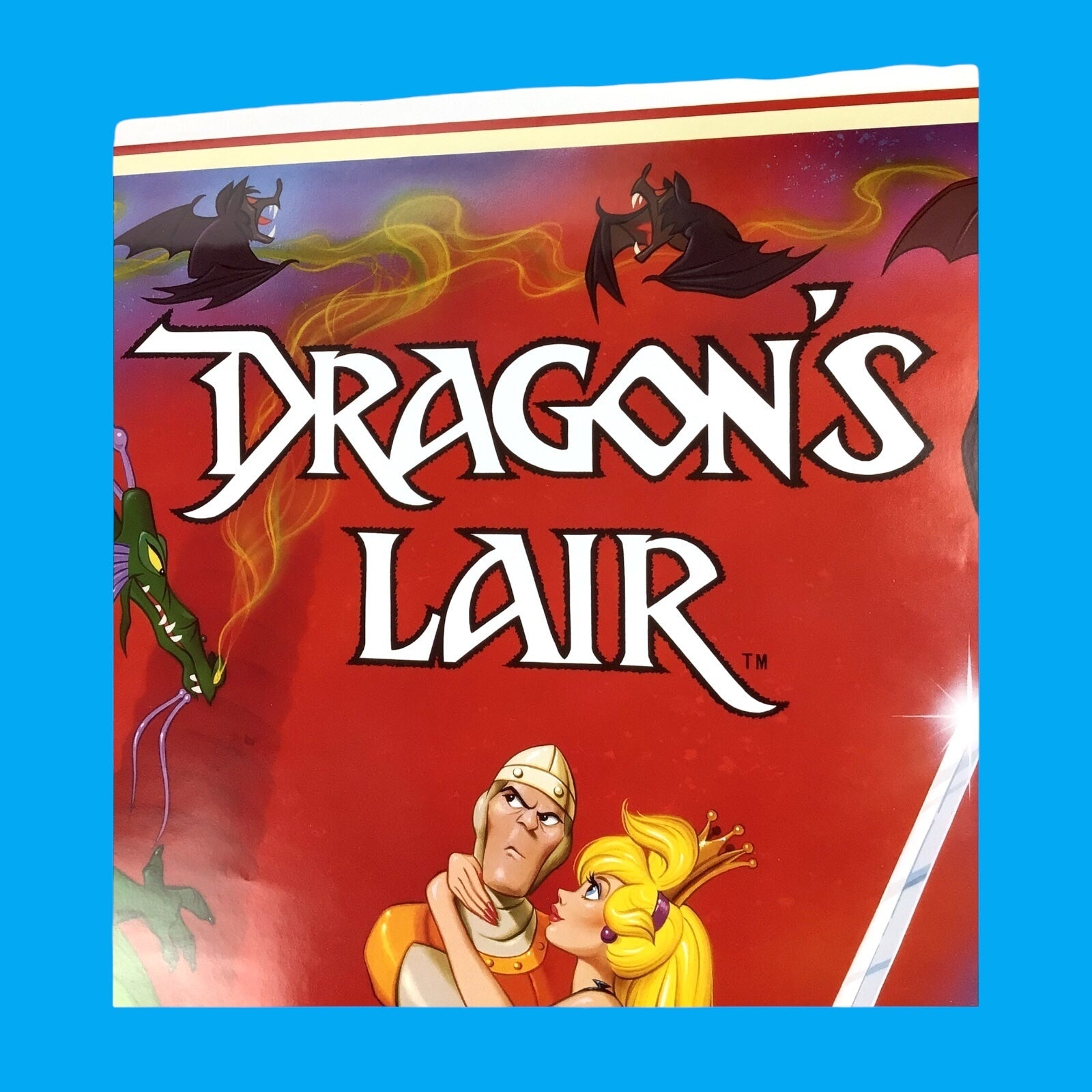 Dragon's Lair Promo Poster - Style A, 1983 Classic Retro Gaming (27 1/4" x 41")