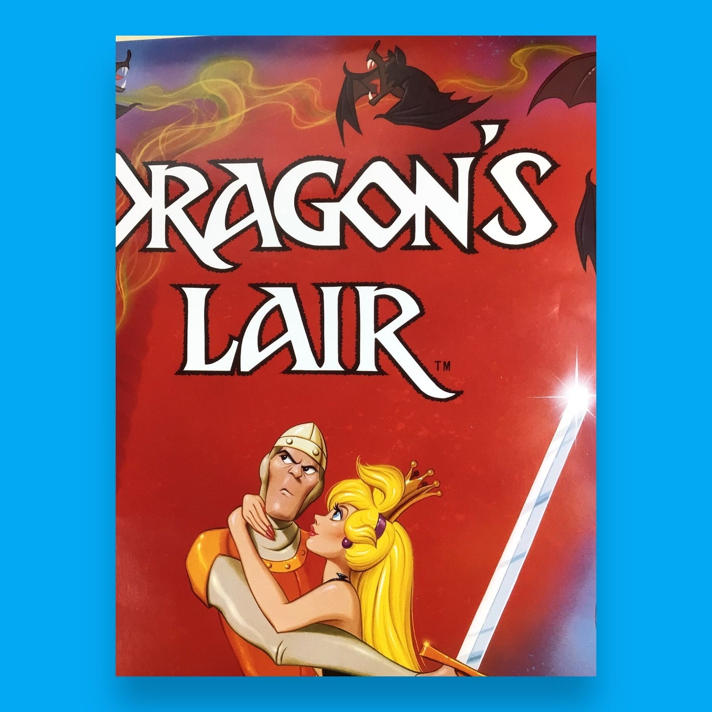 Dragon's Lair Promo Poster - Style A, 1983 Classic Retro Gaming (27 1/4" x 41")