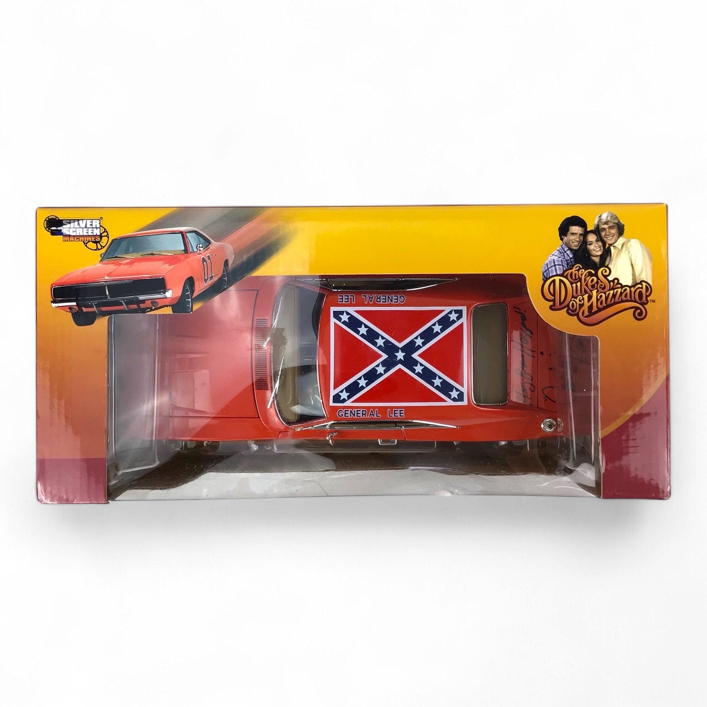 Dukes of Hazzard General Lee 1969 Dodge Charger Signed by Ben Jones (Cooter)