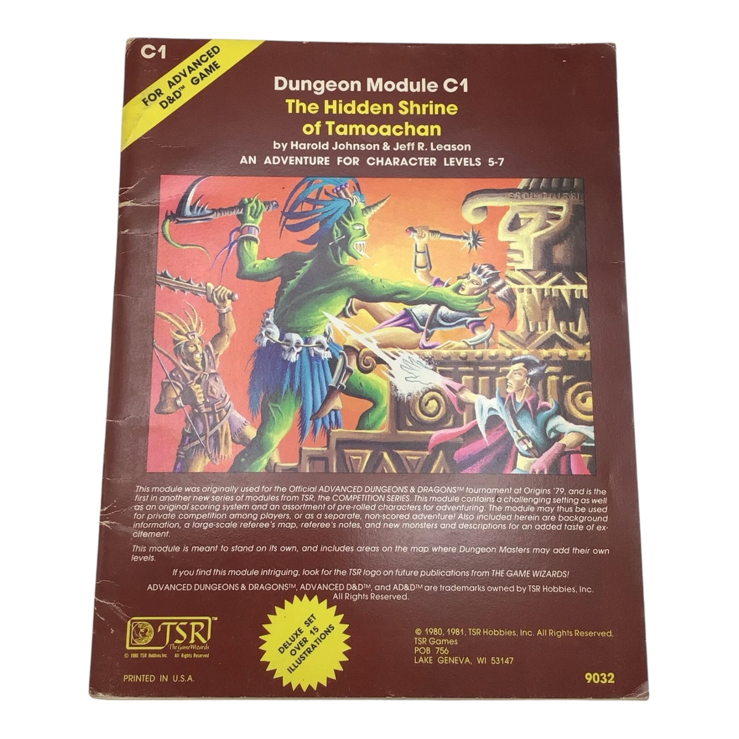 Dungeons & Dragons Module C1 The Hidden Shrine of Tomoachan (1981)