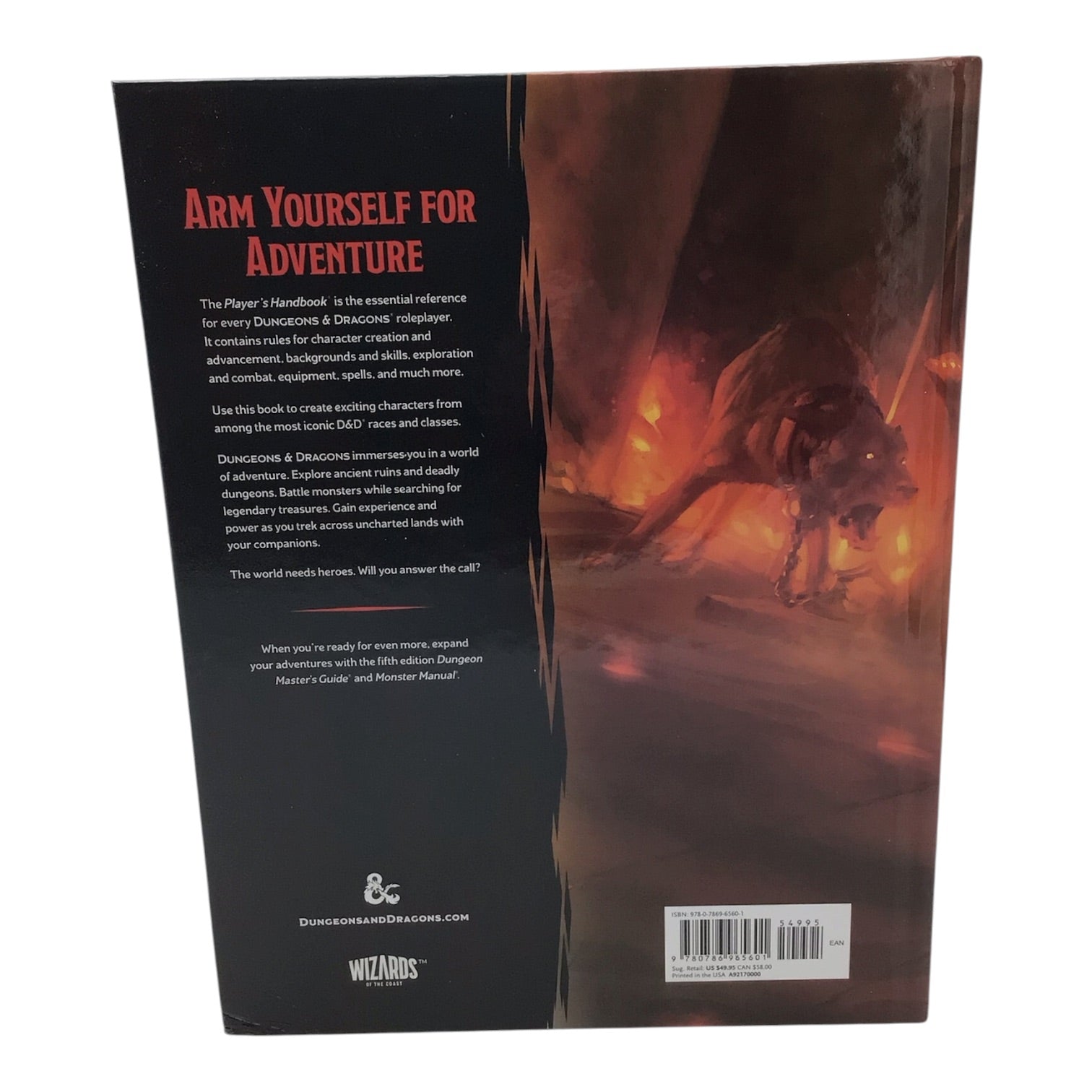 Dungeons & Dragons Player's Handbook Hardcover - Tenth Printing 2018