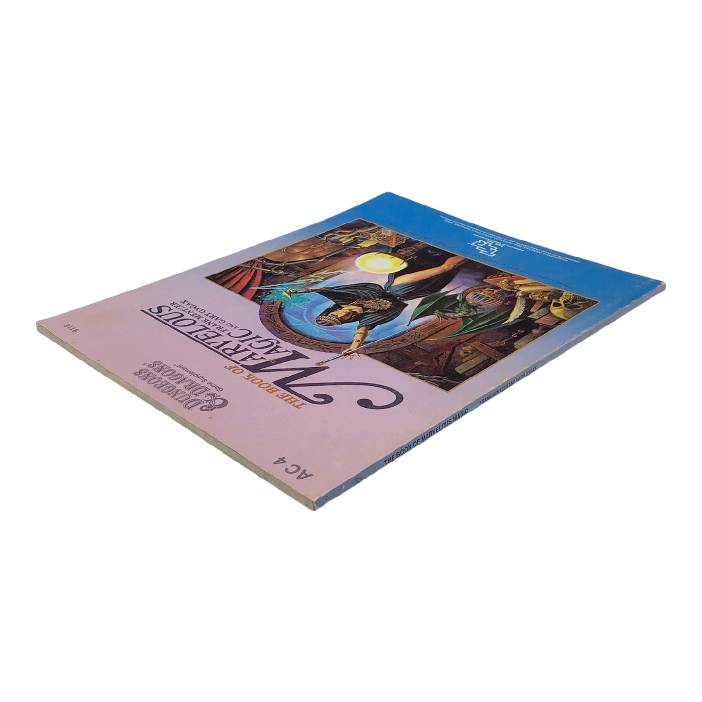 Dungeons & Dragons The Book of Marvelous Magic Game Supplement AC4 #9116 1985