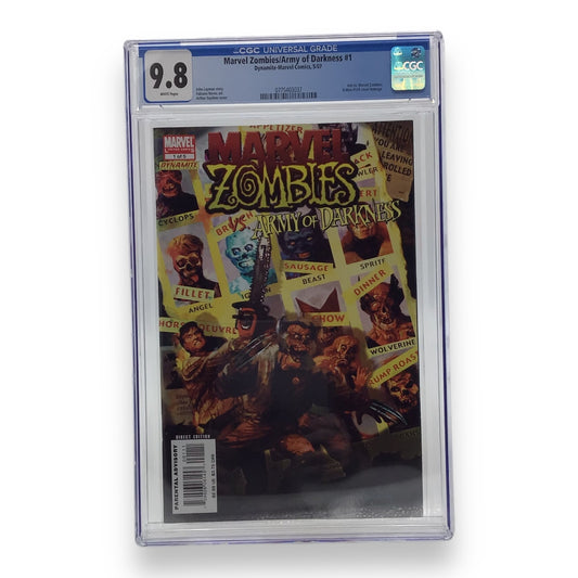 Dynamite Marvel Comics Zombies Army of Darkness #1 - CGC Graded 9.8