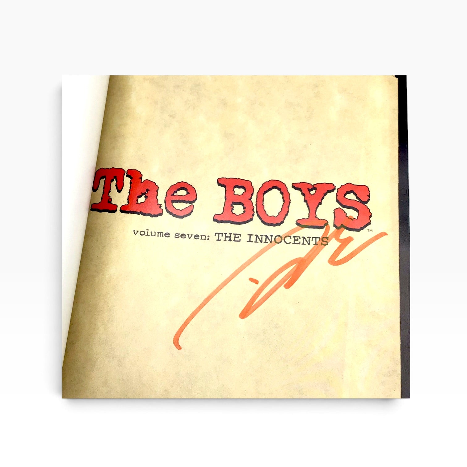 The Boys #7: The Innocent (2010) – Signed by Darick Robertson - Mint