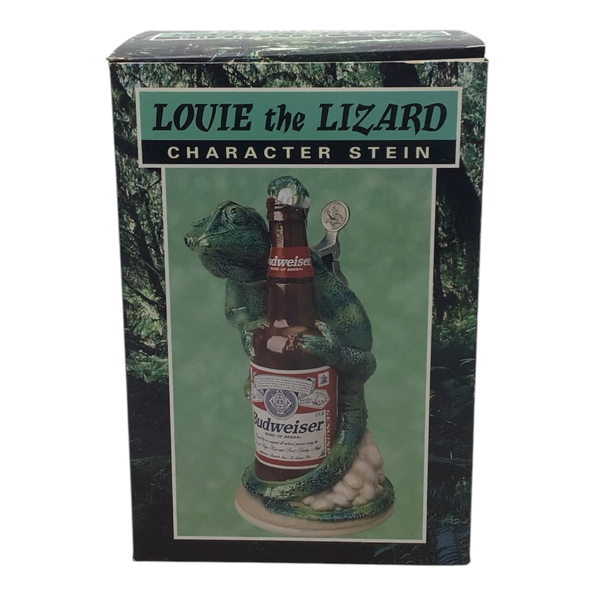 Budweiser Louie the Lizard Character Stein
