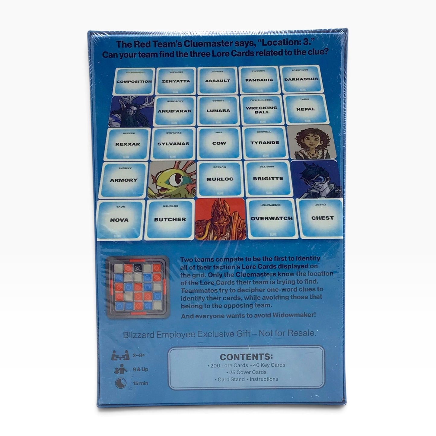 Codenames Blizzard Entertainment Board Game – Blizzard Employee Exclusive - New