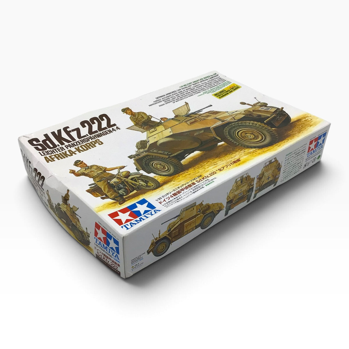 Tamiya 35286 German Sd.Kfz.222 Leichter Panzerspahwagen 4x4 Afrika Korps 1:35 Scale Model Kit - 2008