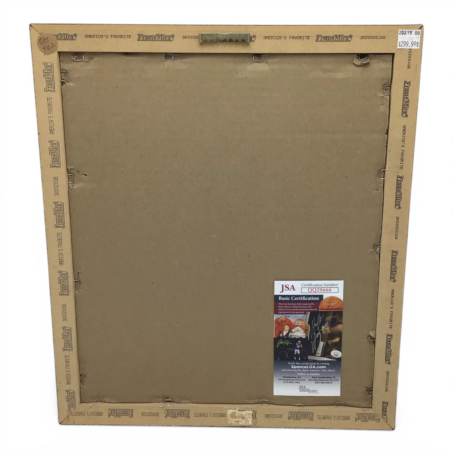 Framed Charles Bronson Signed 8x10 Photo - Authenticate