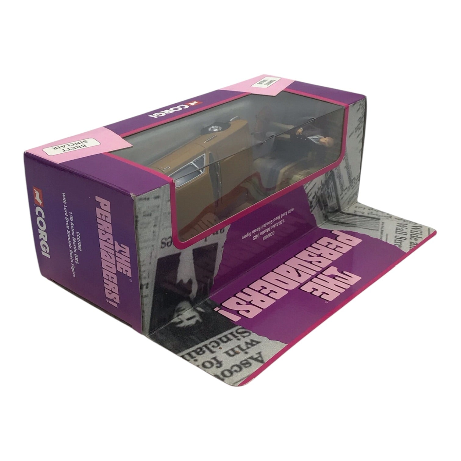 The Persuaders! 1:36 Scale Aston Martin DBS w/ Lord Brett Resin Figure