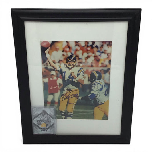Framed Dan Fouts Signed Photo